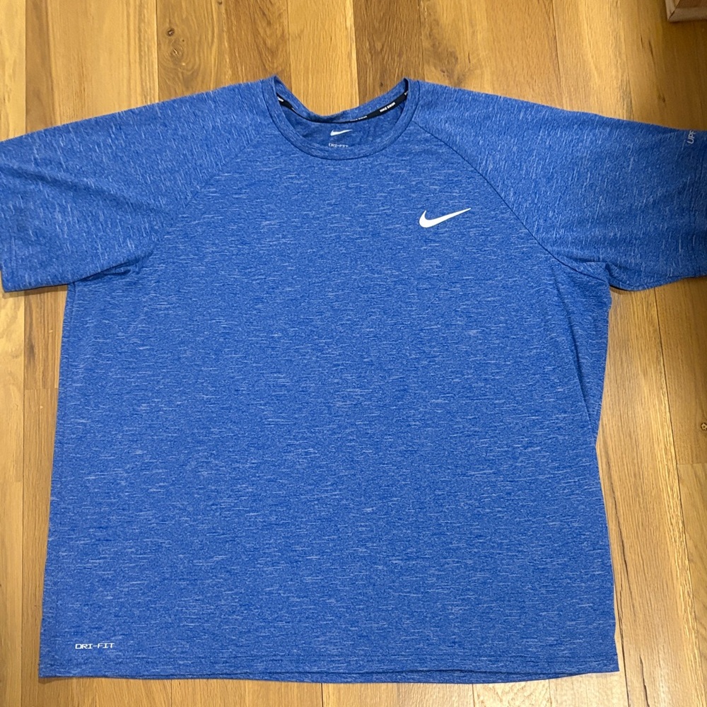Nike Swim Men’s Blue Dri-FIT Performance T-Shirt